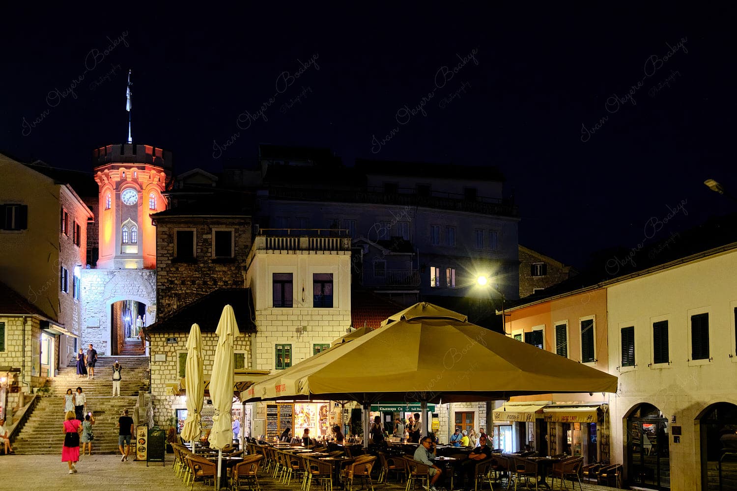 The Clock Tower in Nikola Djurkovic Square, Herceg Novi, Montenegro The Clock Tower in Nikola Djurkovic Square, Herceg Novi, Montenegro