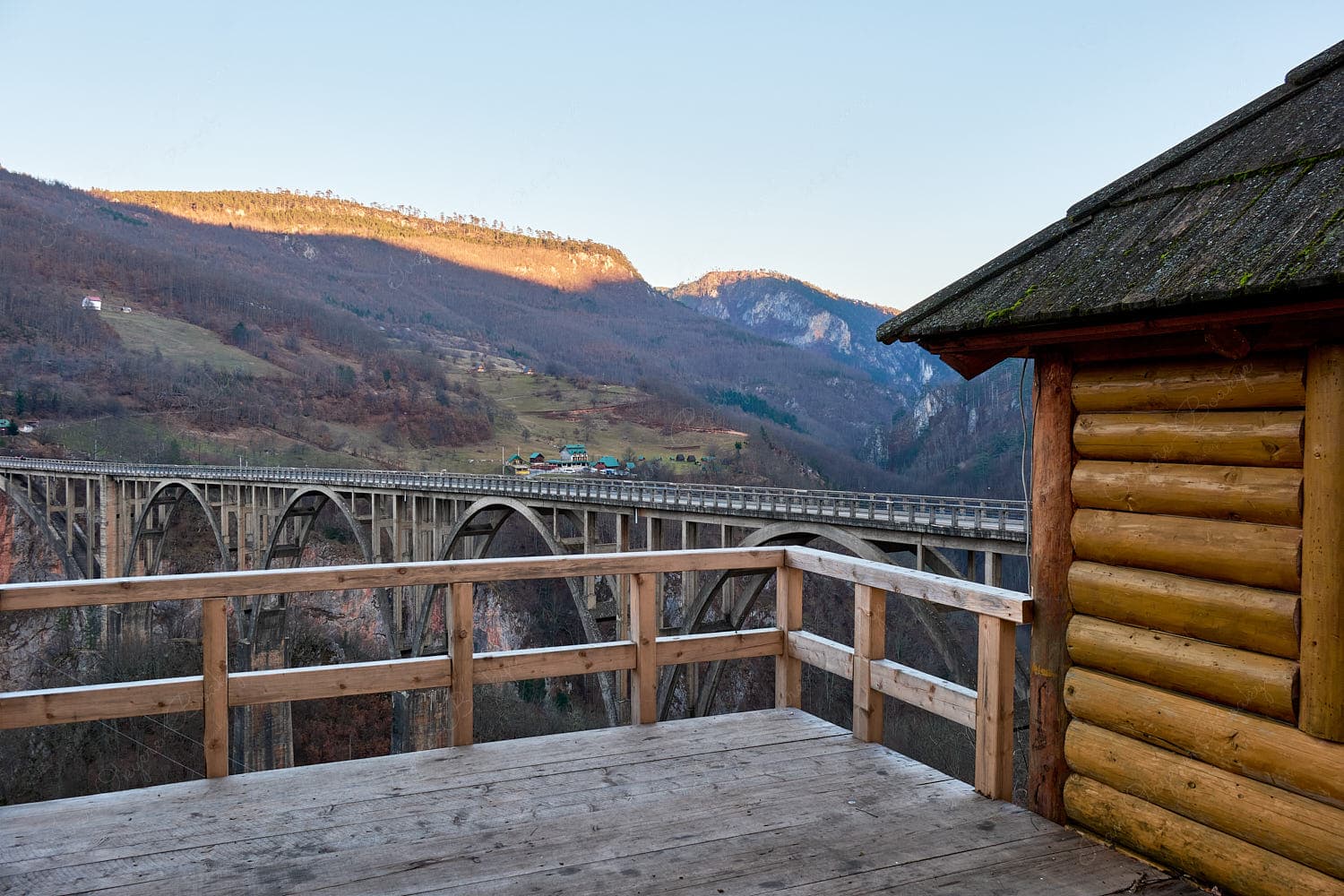 Durdevica Tara Bridge in Durmitor National Park, Montenegro Durdevica Tara Bridge in Durmitor National Park, Montenegro