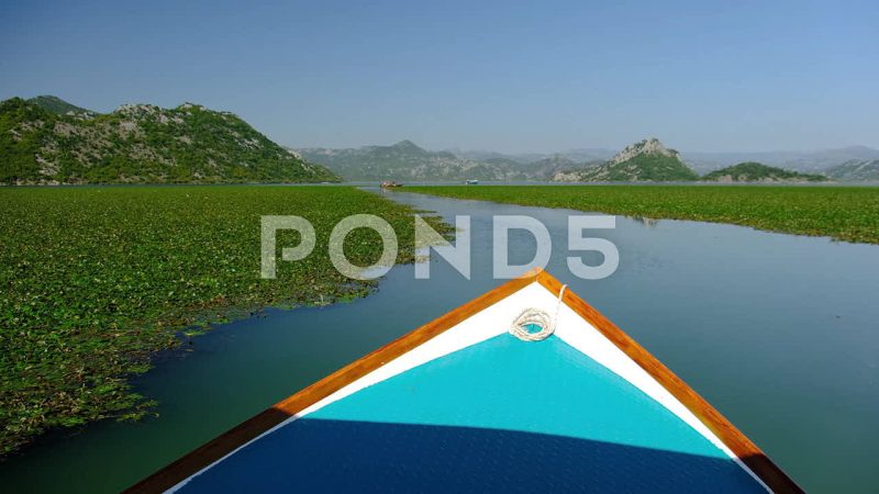 Boat Trip View Of Scenic Lake Skadar Flora And Mountains, Montenegro Boat Trip View Of Scenic Lake Skadar Flora And Mountains, Montenegro
