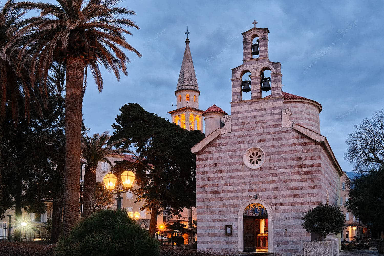 Holy Trinity Church and The Church of Sveti Ivan, Budva, Montenegro