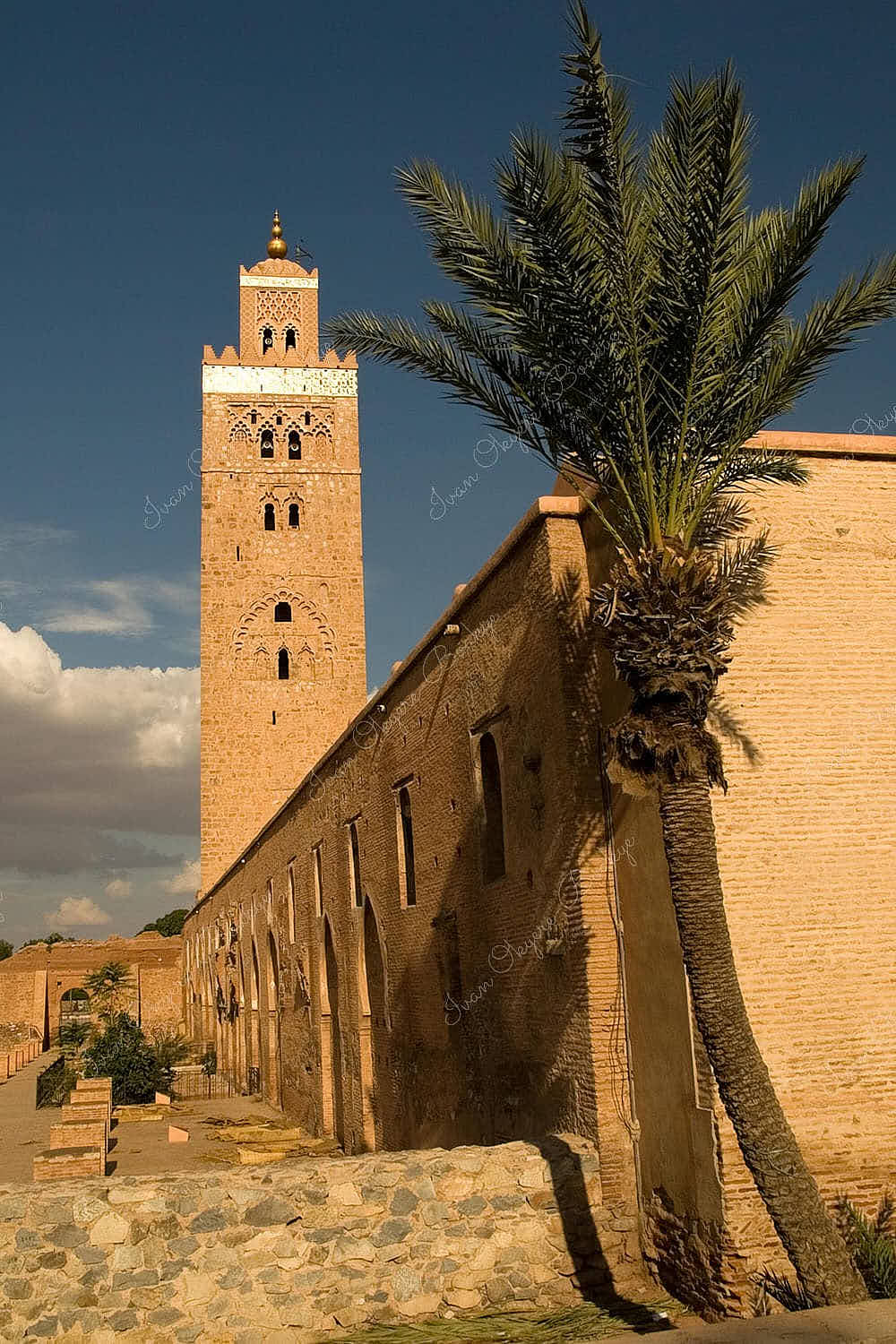 The stunning Koutoubia Mosque in Marrakech, Morocco