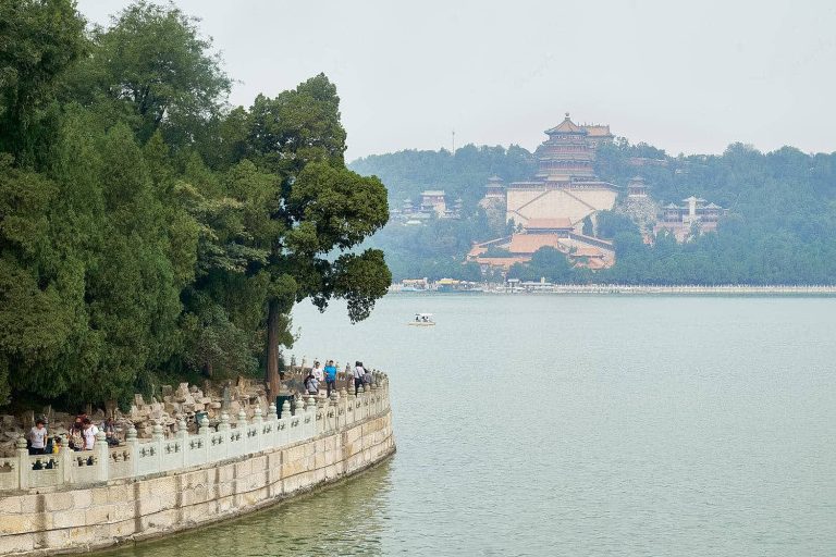 The tranquil Kunming Lake and the Summer Palace, Beijing, China