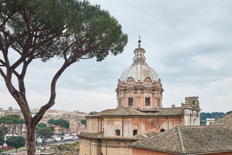 View over Rome from Capitoline Hill, Rome, Italy