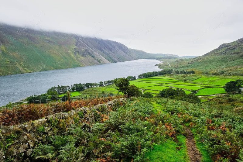 View from Yewbarrow at Wastwater in Lake District, United Kingdom View from Yewbarrow at Wastwater in Lake District, United Kingdom