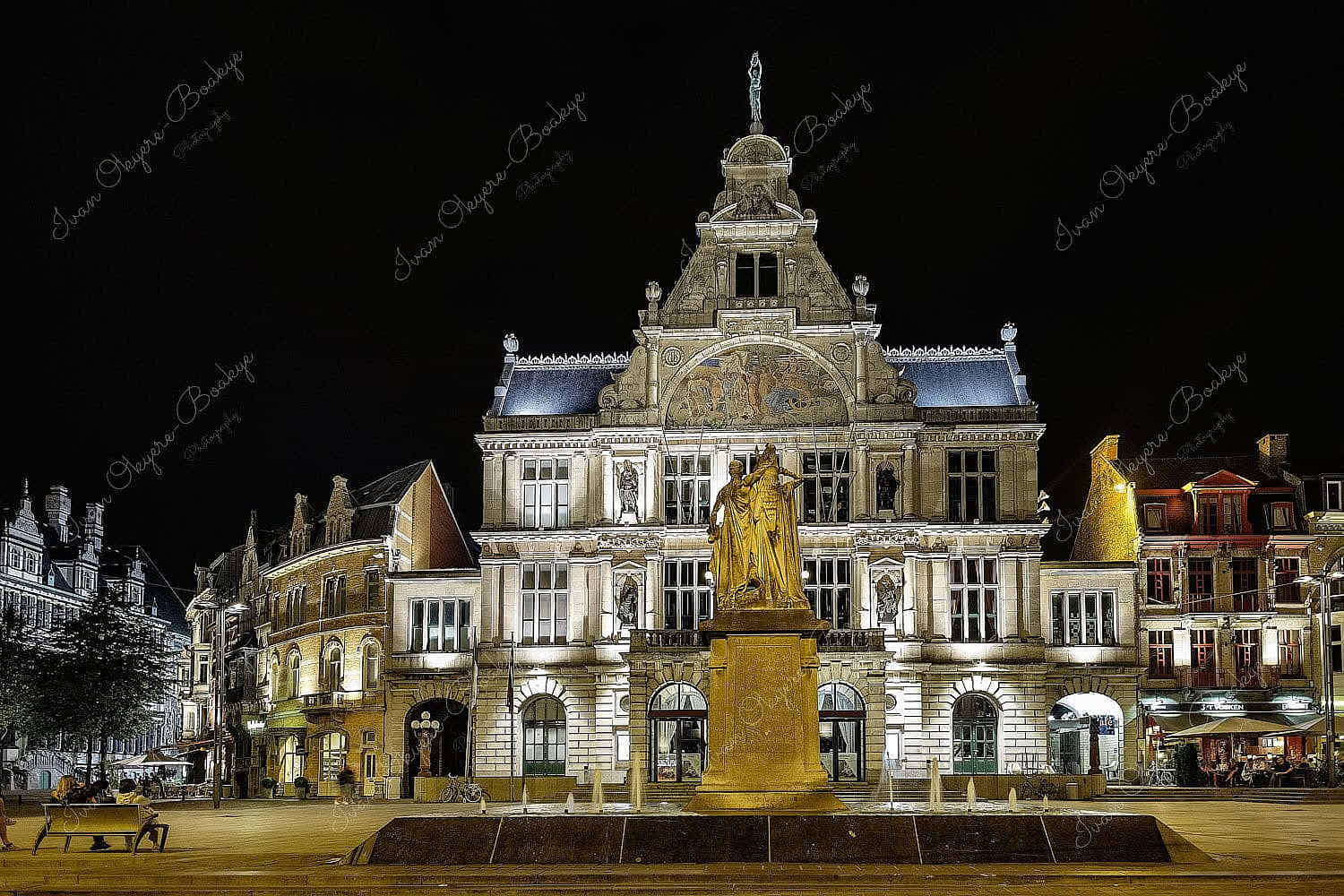 Belfort van Gent and City Pavilion, Ghent, Belgium